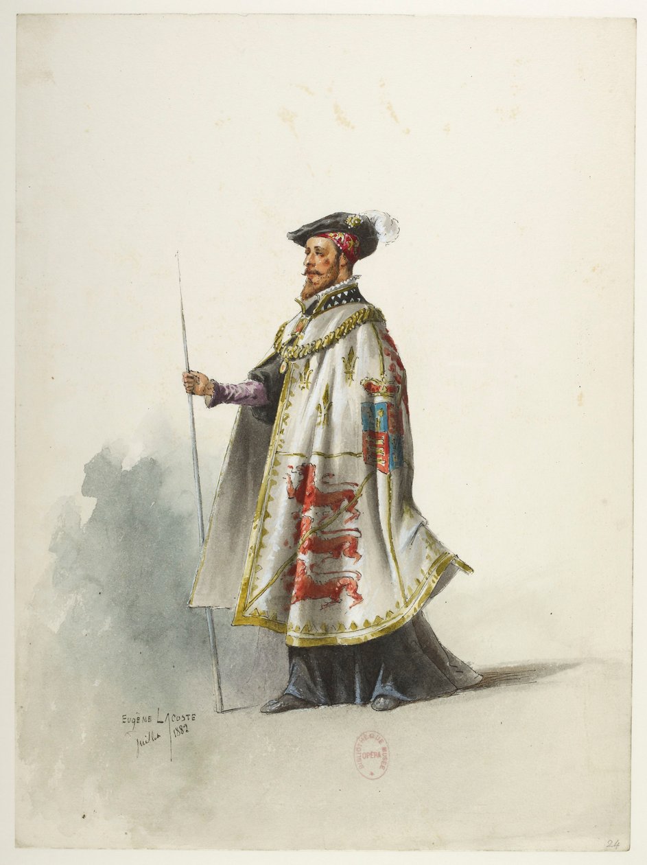 Saint -Saëns - VIII. Henrik - alkotó: Eugene Lacoste