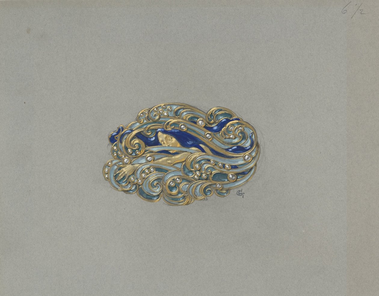 Design egy bross alkotó: Eugene Grasset