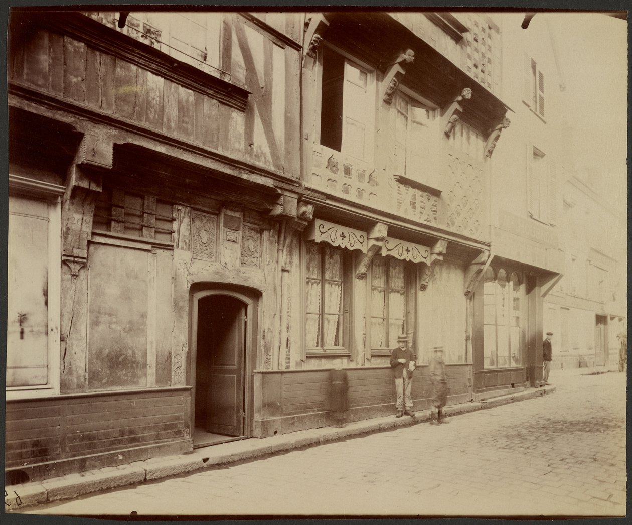Beauvais, House Rue de la Manufacture alkotó: Eugène Atget