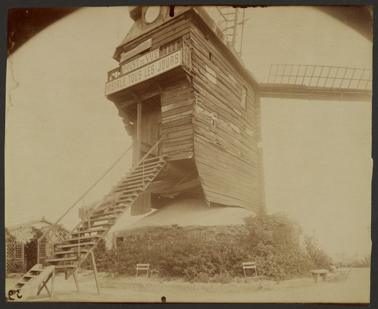 Montmartre, Moulin de la Galette, Rue Lepic alkotó: Eugène Atget