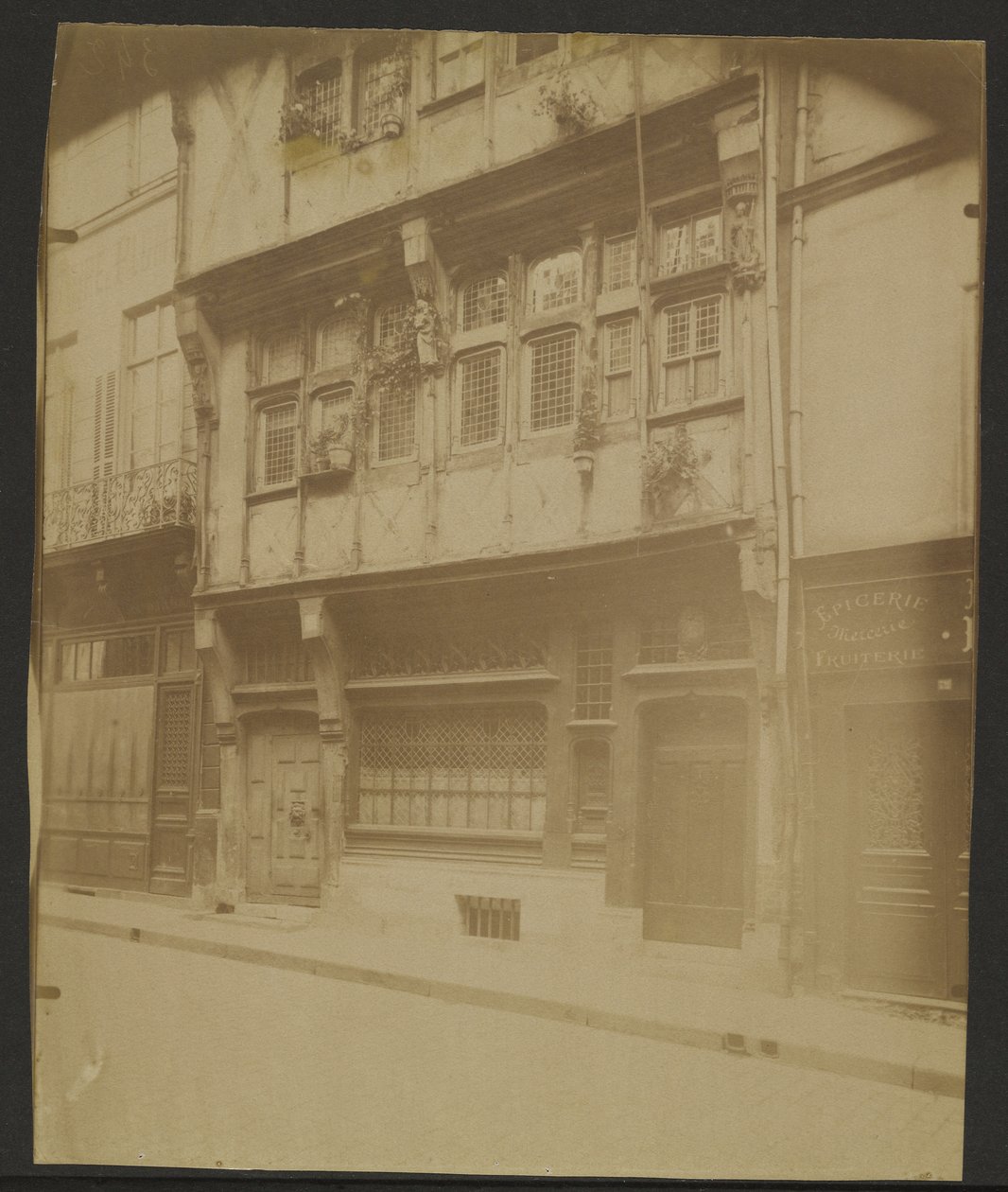 Rouen, Maison Rue Saint-Romain, 74 alkotó: Eugène Atget