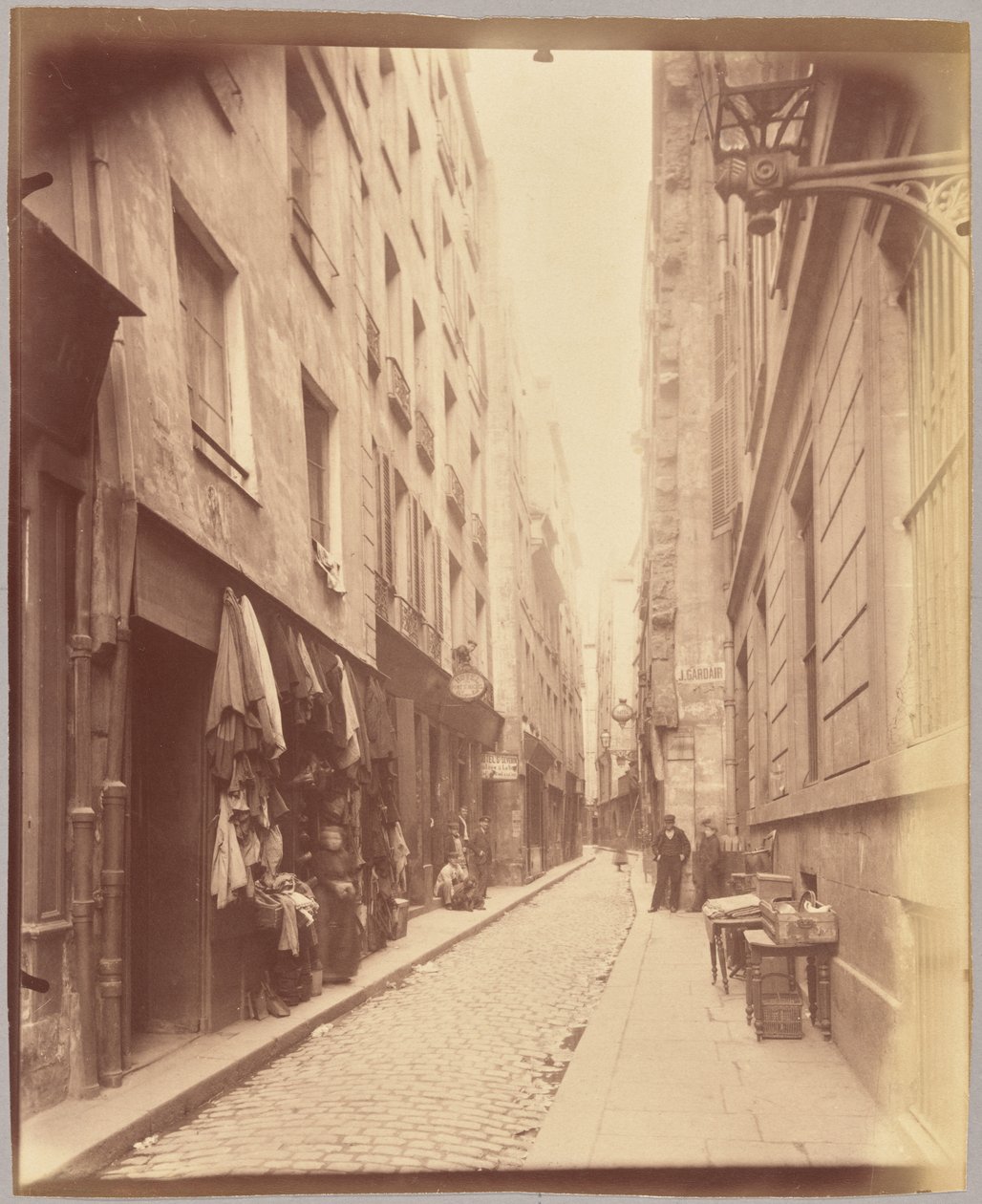 Rue de la Parcheminerie alkotó: Eugène Atget