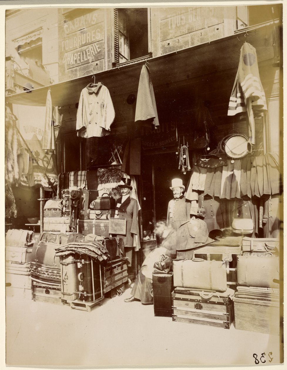 Rue du Petit Thouars [sic] alkotó: Eugène Atget