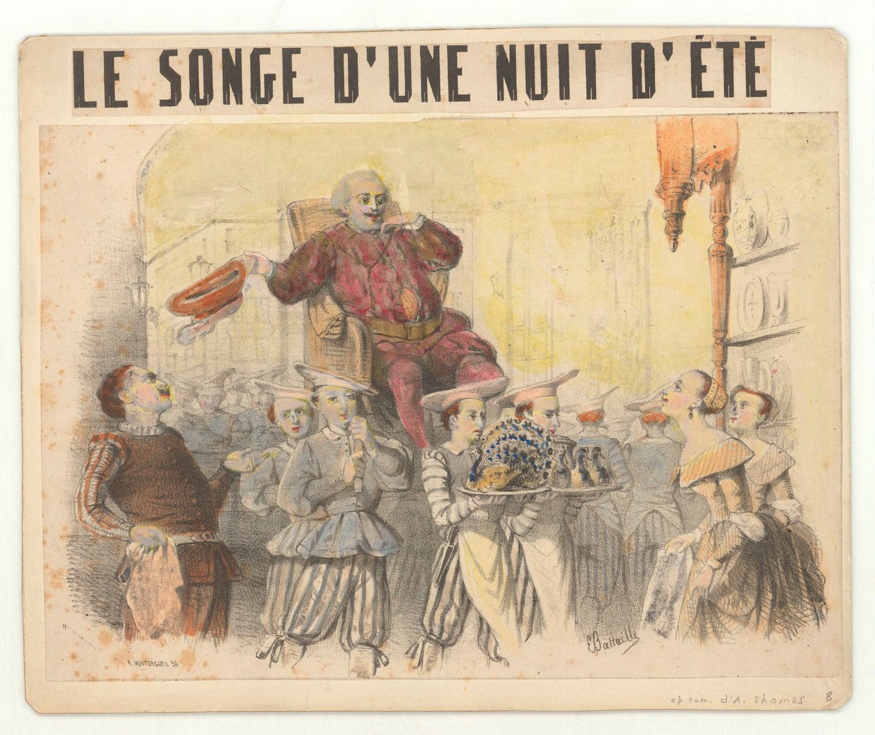 Ambroise Thomas - Szentivánéji álom - Charles Battaille mint Falstaff alkotó: Eugene Battaille