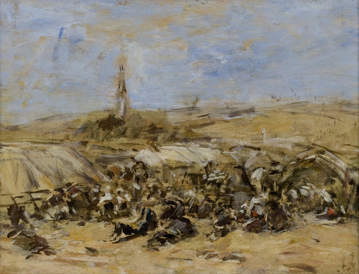 Elnézést Ste-Anne-La-Paludtól alkotó: Eugene Louis Boudin