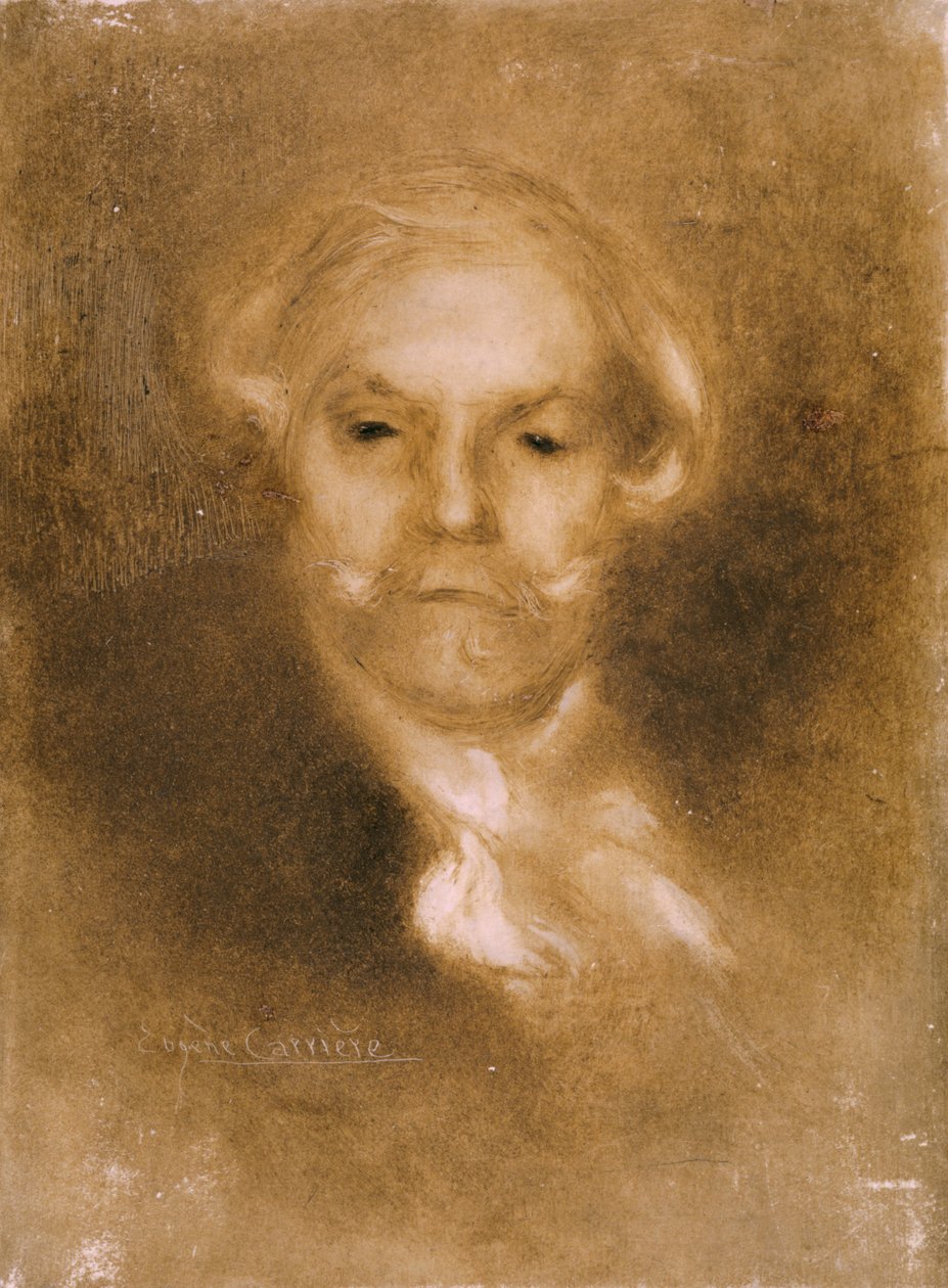 Edmond de Goncourt (1822-96) portréja Germinie Lacerteux-ból, Edmond és Jules (1830-70) 1890 körül megjelent (maratott, wc pergamen) alkotó: Eugène Carrière