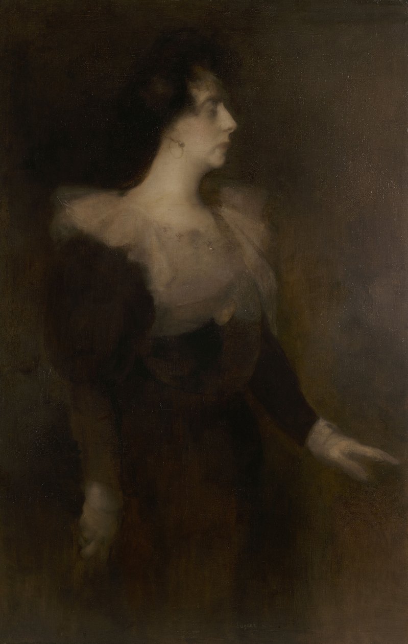 Pauline Ménard-Dorian portréja 1870-1941, c. 1890. alkotó: Eugène Carrière