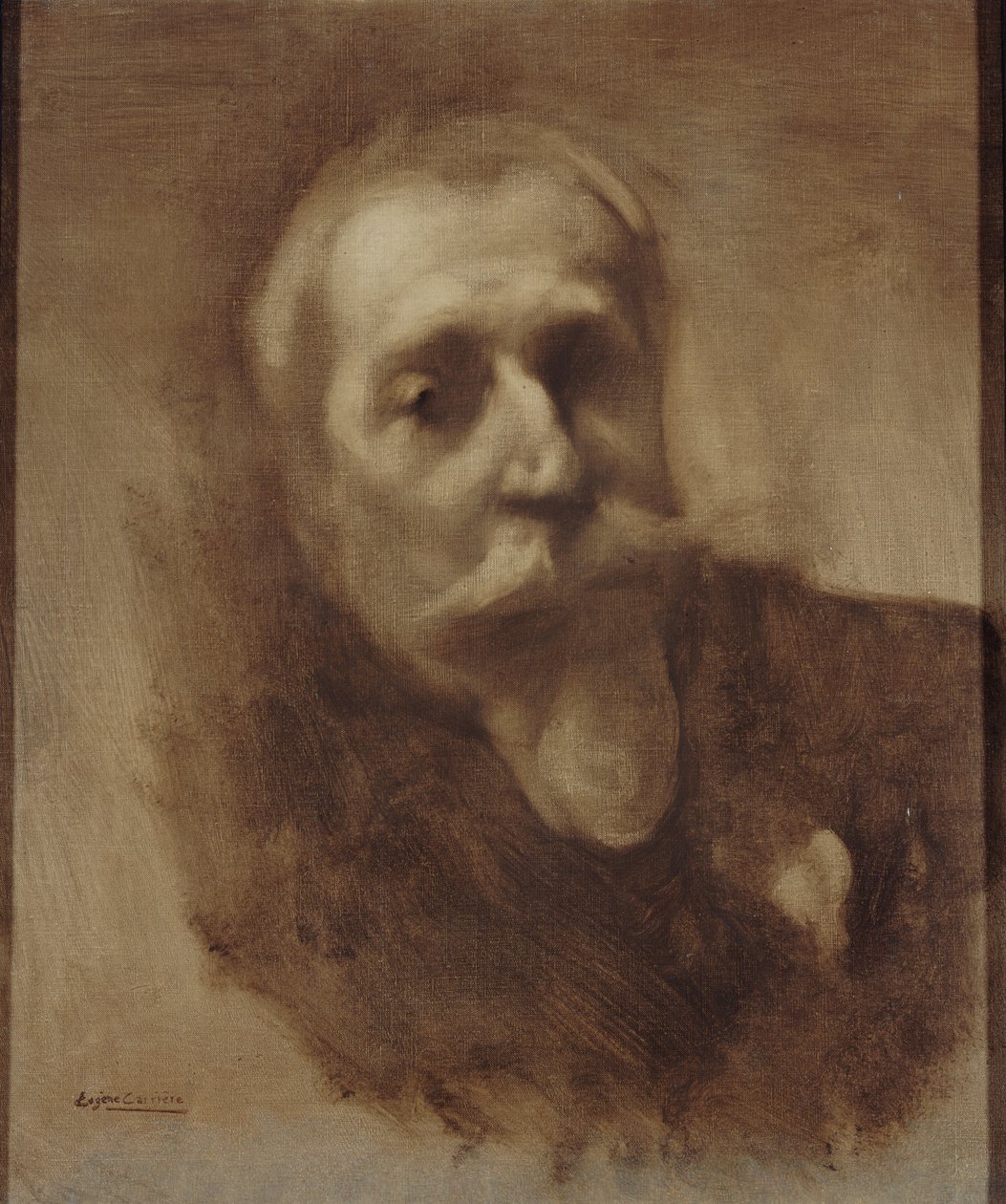 Anatole France költő, újságíró és regényíró portréja 1844-1924, c. 1900. alkotó: Eugène Carrière