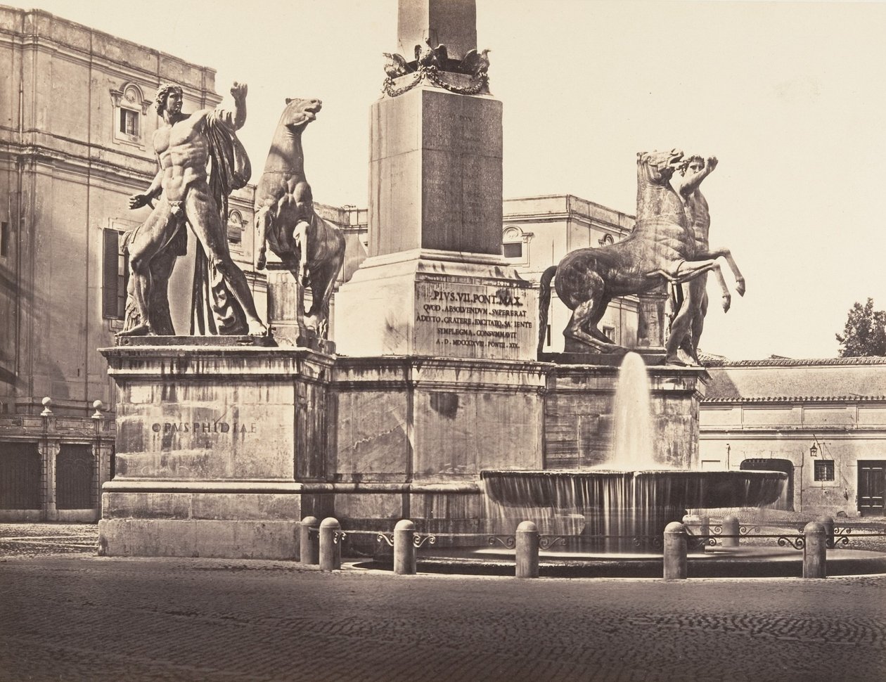 Monte Cavallo, 1848-52. alkotó: Eugène Constant