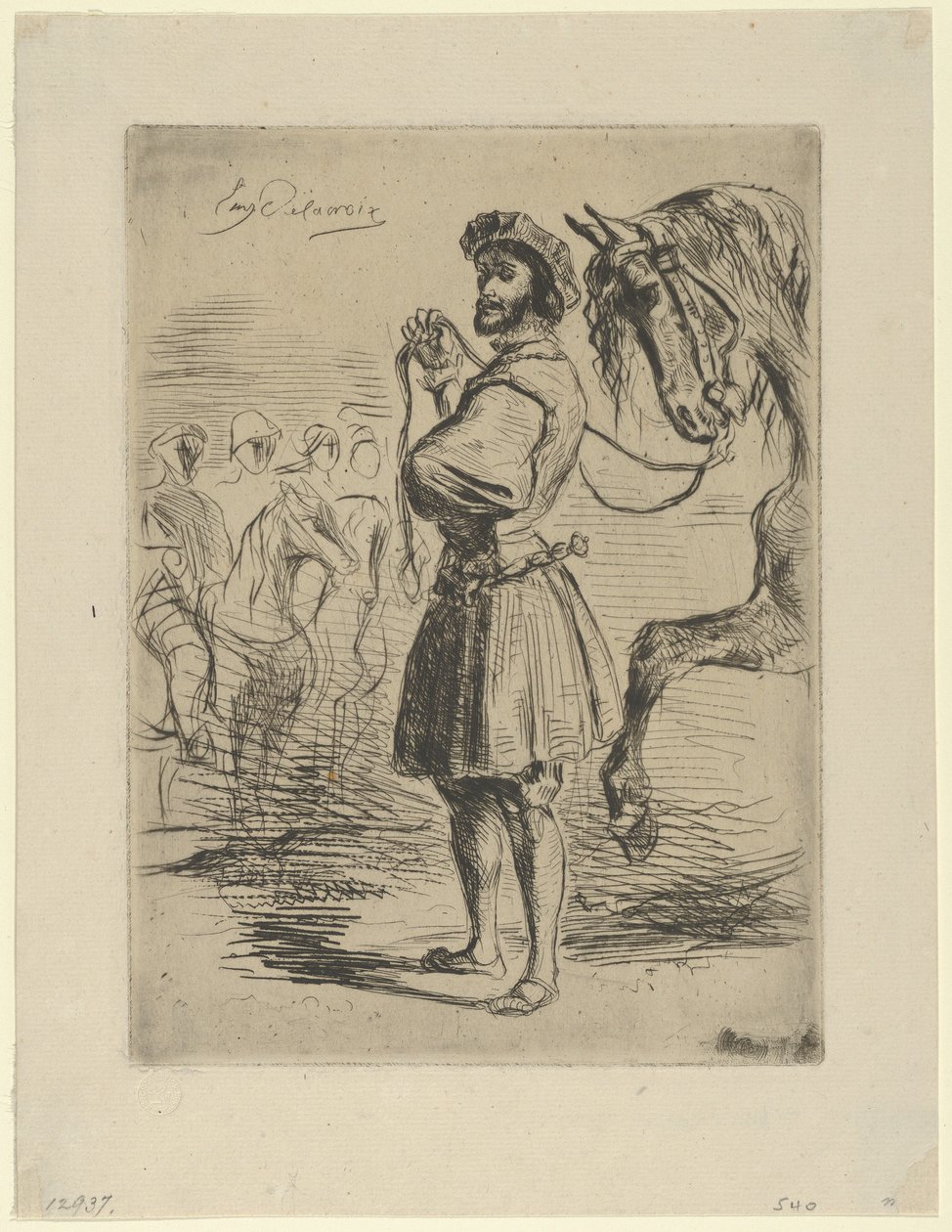 Nemes I. Ferenc korából, 1833., 1833. alkotó: Eugène Delacroix