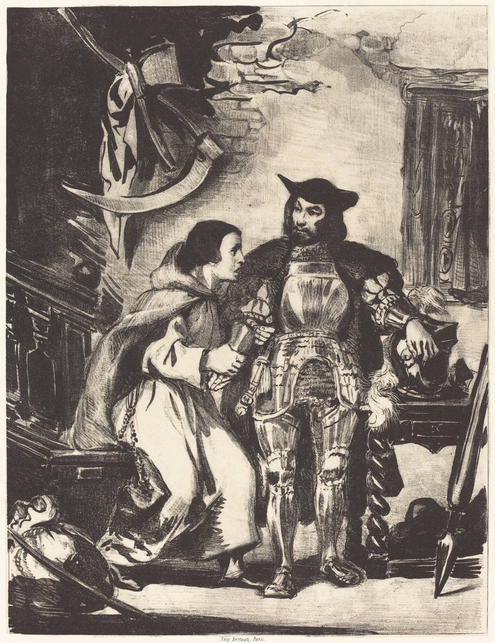 Martin testvér Goetzzel, 1836. alkotó: Eugène Delacroix