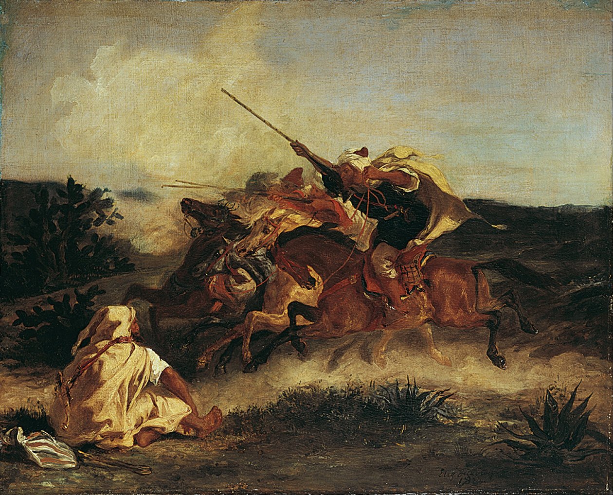 Arab Fantasy alkotó: Ferdinand Victor Eugene Delacroix