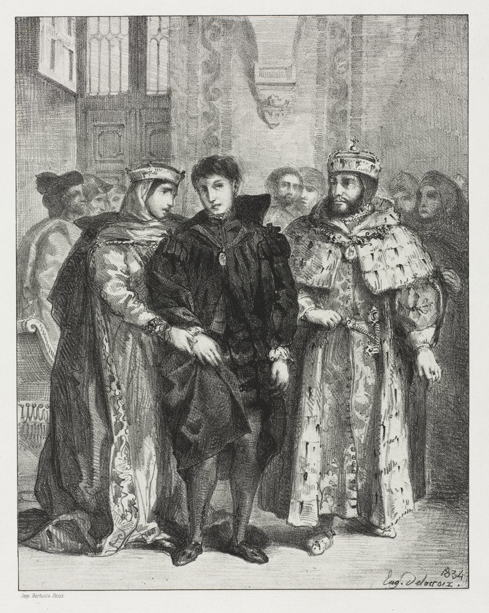 Hamlet alkotó: Eugène Delacroix