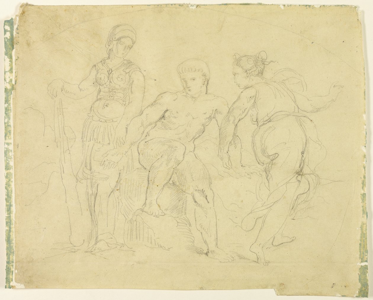 Herkules az erény és az aljasság között alkotó: Eugène Delacroix