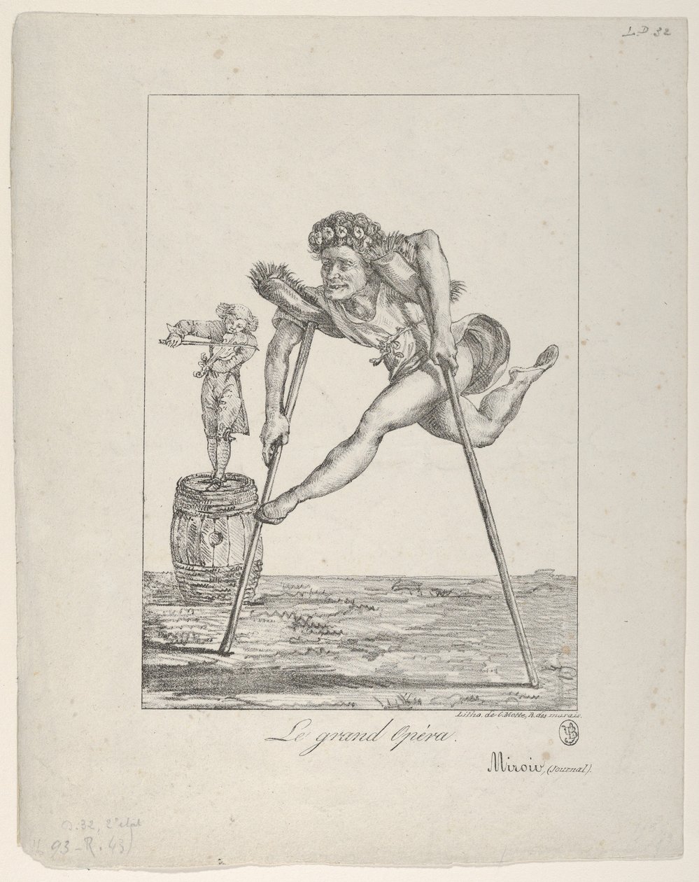 A Nagy Opera, 1821., 1821. alkotó: Eugène Delacroix