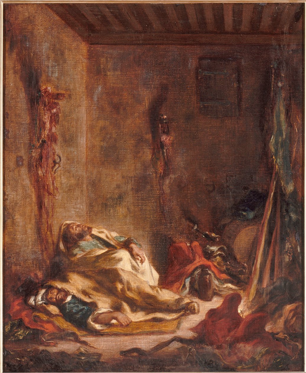 Az őrház Meknesben alkotó: Eugène Delacroix