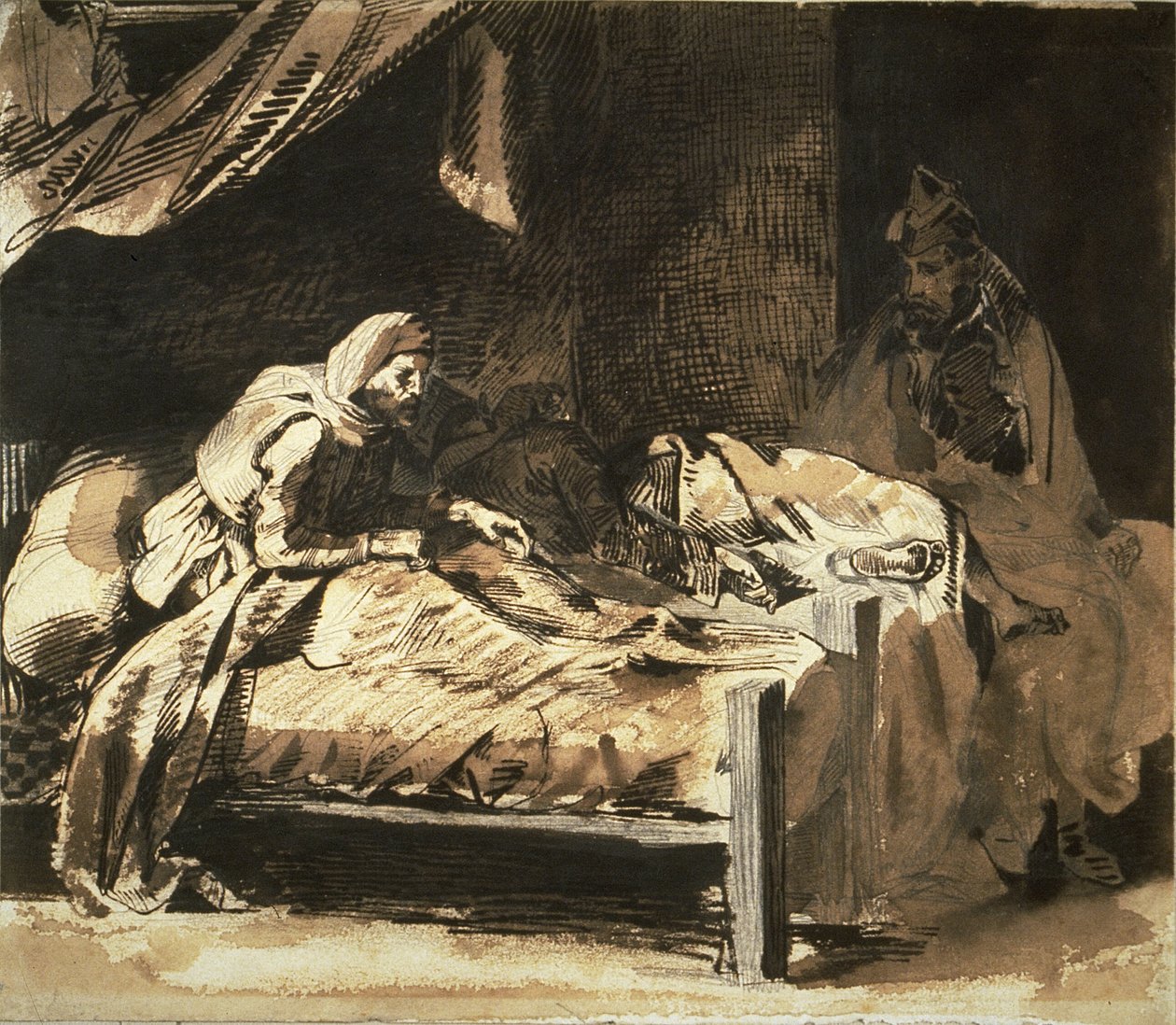 Katonai kórház alkotó: Eugène Delacroix