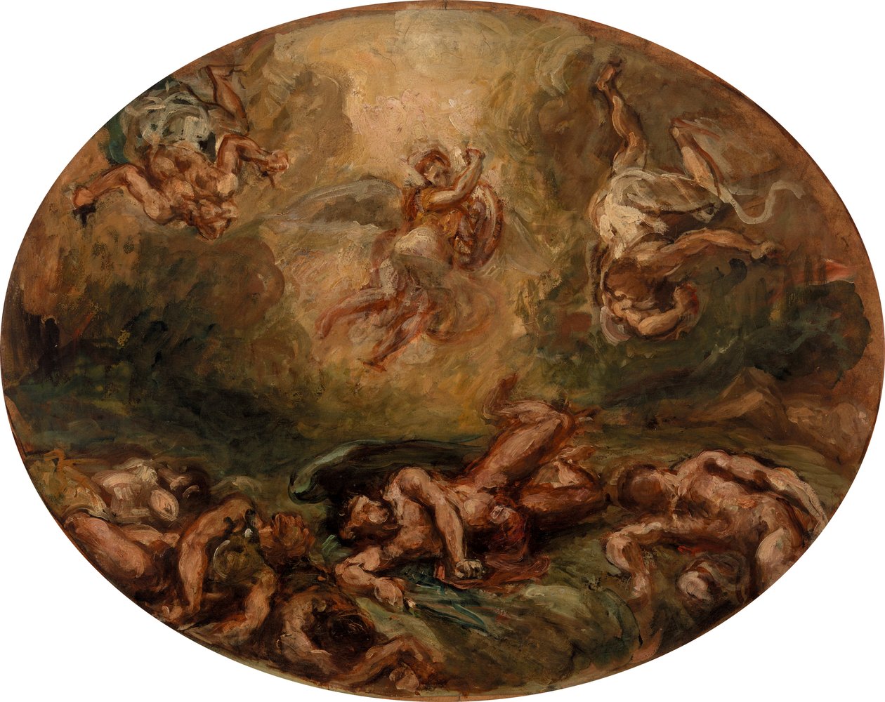 Szent Mihály legyőzi az ördögöt alkotó: Eugène Delacroix