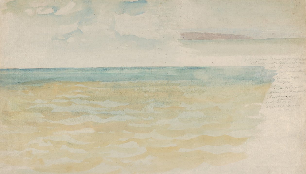 A tenger Dieppe-nél, kb. 1852-54. alkotó: Eugène Delacroix