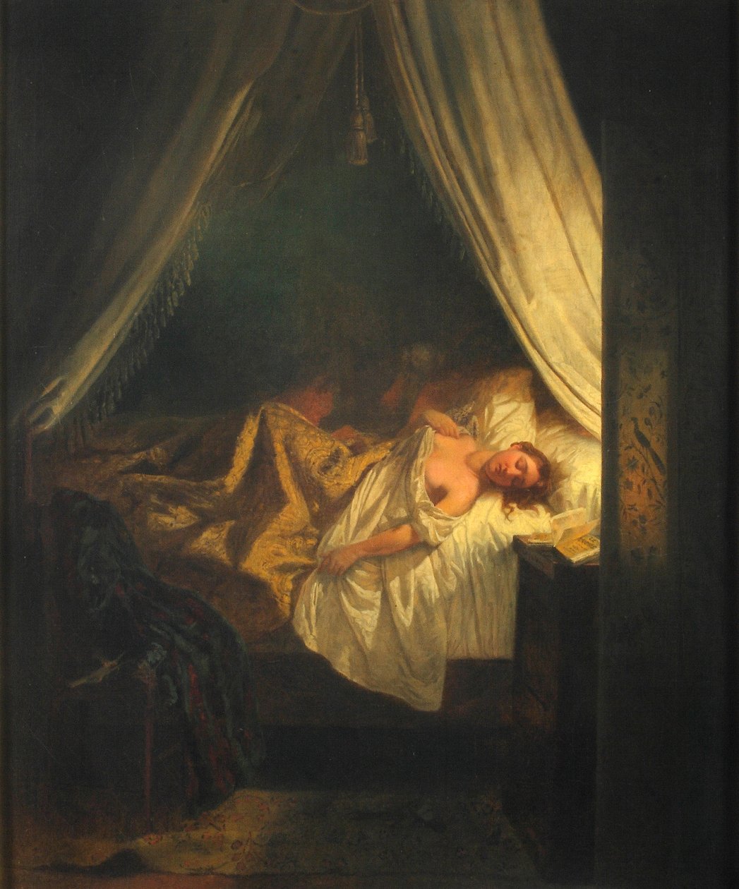 A vámpír, 1852. alkotó: Eugène Delacroix
