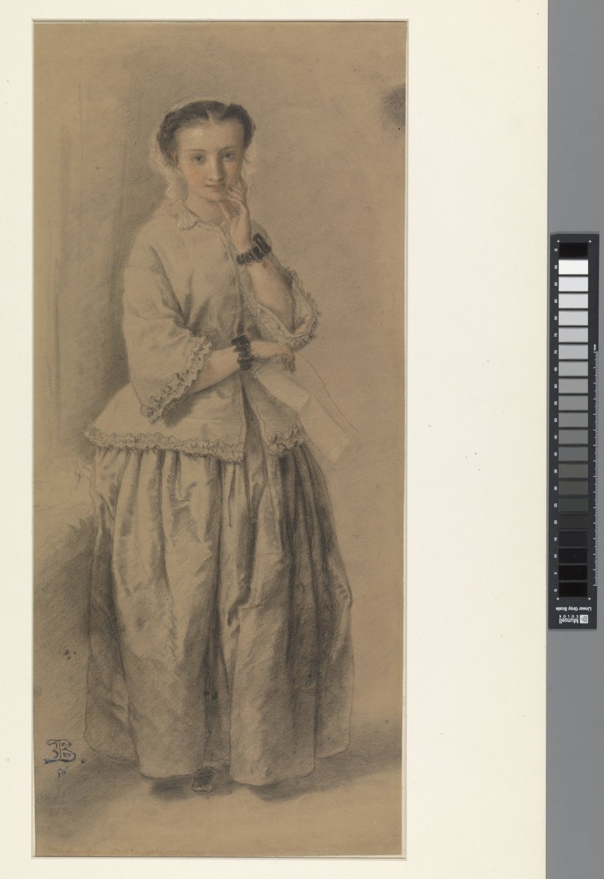 Jeanne Dielman portréja, álló, teljes alakban alkotó: Eugène François de Block