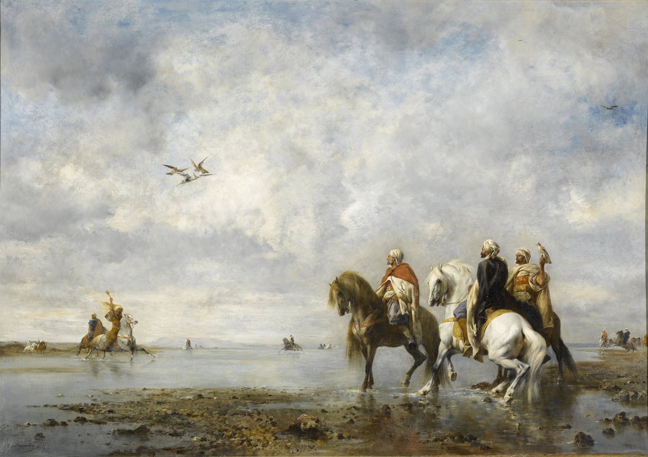 A gémvadászat alkotó: Eugène Fromentin