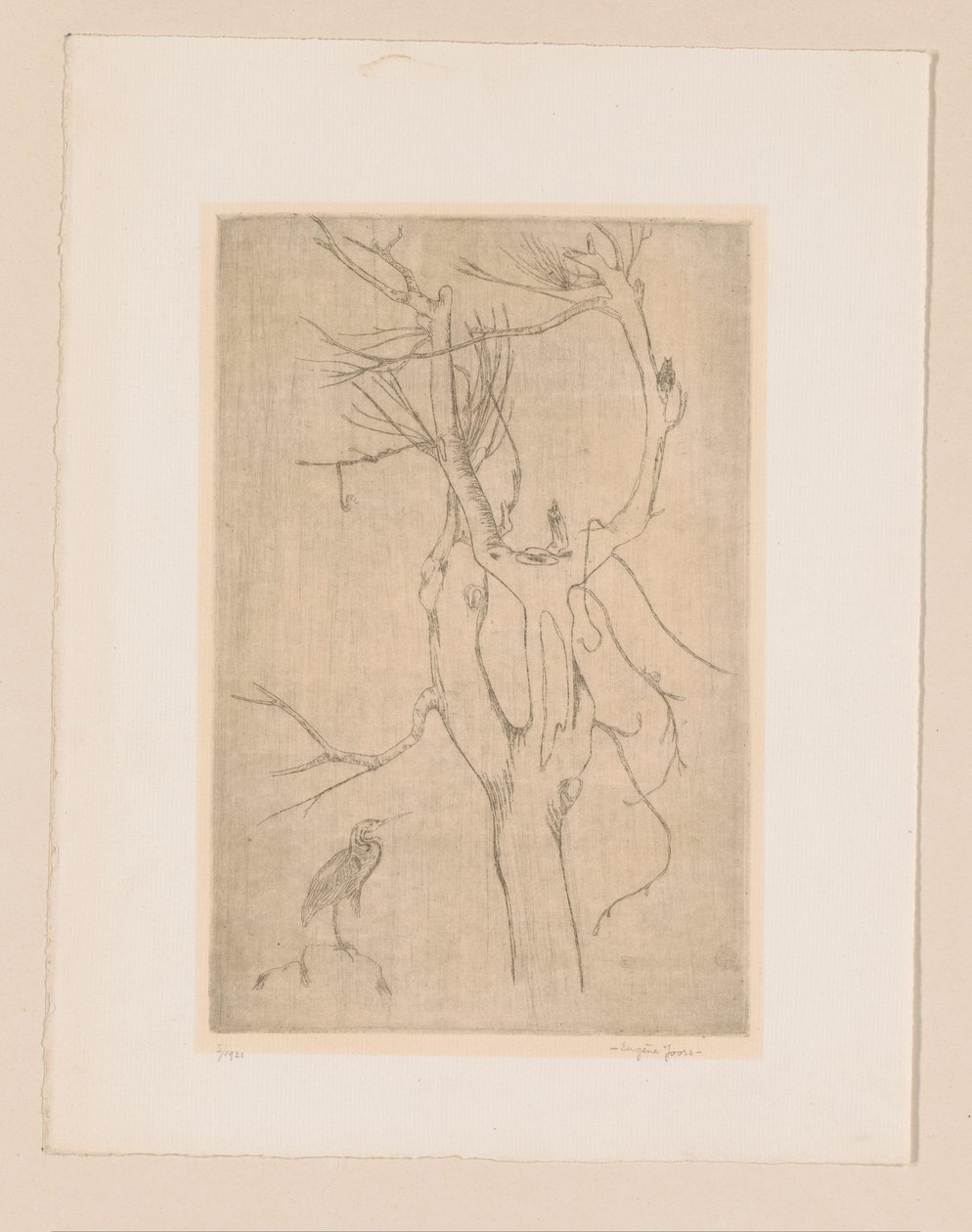 Fa és gém alkotó: Eugène Joors (signed by artist)