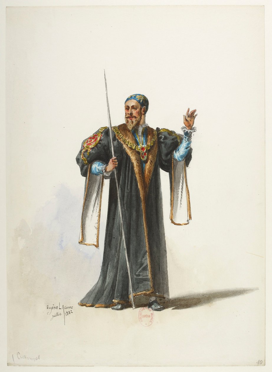 Btv1b84558104 10 - Saint-Saëns - VIII. Henrik - Maquettes de costumes - Lacoste - 10. Cranmer alkotó: Eugene Lacoste