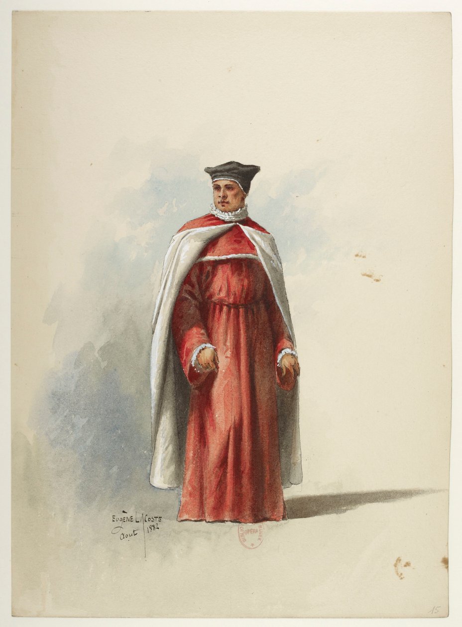 Btv1b84558104 15 - Saint-Saëns - VIII. Henrik - Maquettes de costumes - Lacoste - 15. Jelmezek alkotó: Eugene Lacoste
