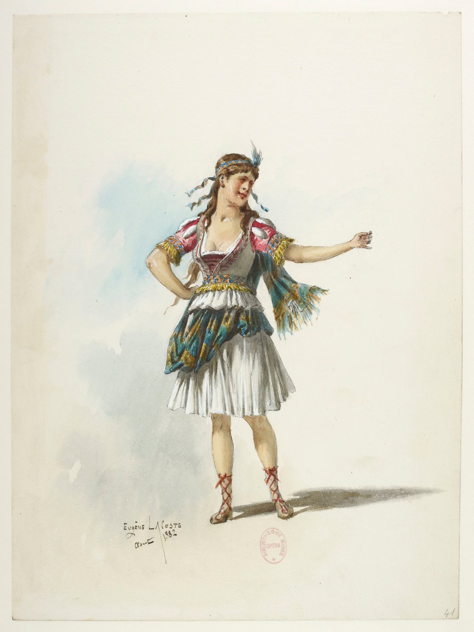 Btv1b84558104 41 - Saint-Saëns - VIII. Henrik - Maquettes de costumes - Lacoste - 41. Costume alkotó: Eugene Lacoste