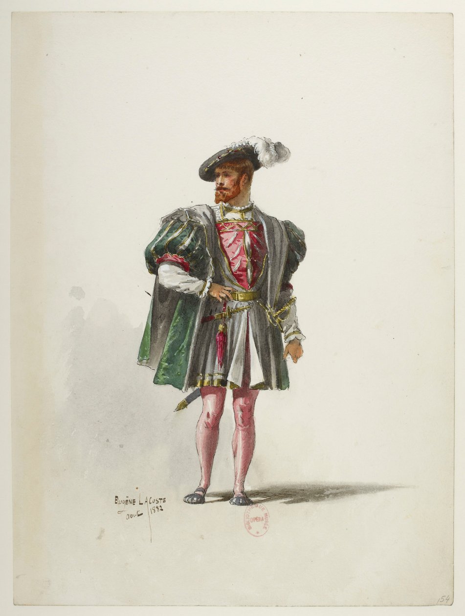 Btv1b84558104 54 - Saint-Saëns - VIII. Henrik - Maquettes de costumes - Lacoste - 54. Costume alkotó: Eugene Lacoste