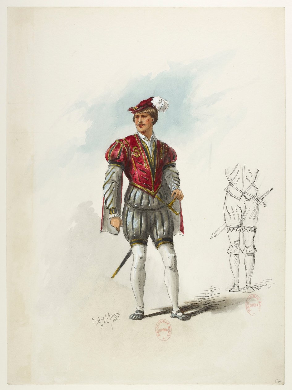 Btv1b84558104 66 - Saint-Saëns - VIII. Henrik - Maquettes de costumes - Lacoste - 64. Jelmezek alkotó: Eugene Lacoste