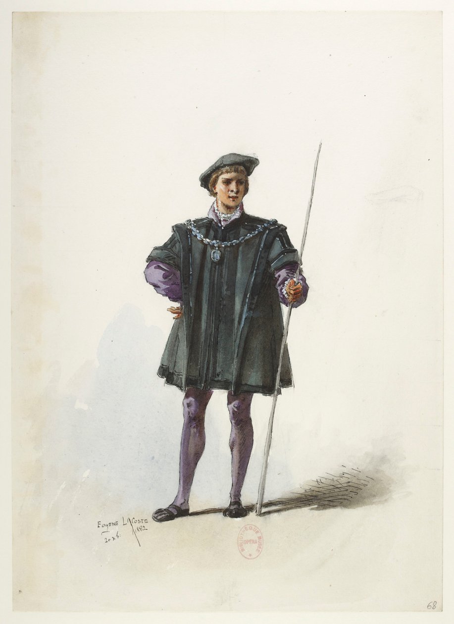 Btv1b84558104 70 - Saint-Saëns - VIII. Henrik - Maquettes de costumes - Lacoste - 68. Jelmezek alkotó: Eugene Lacoste