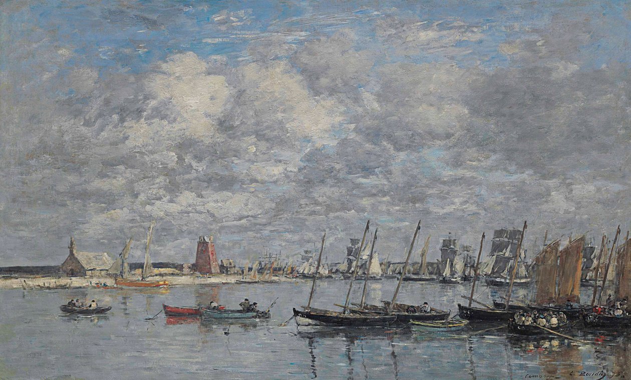 Camaret, a kikötő alkotó: Eugene Louis Boudin