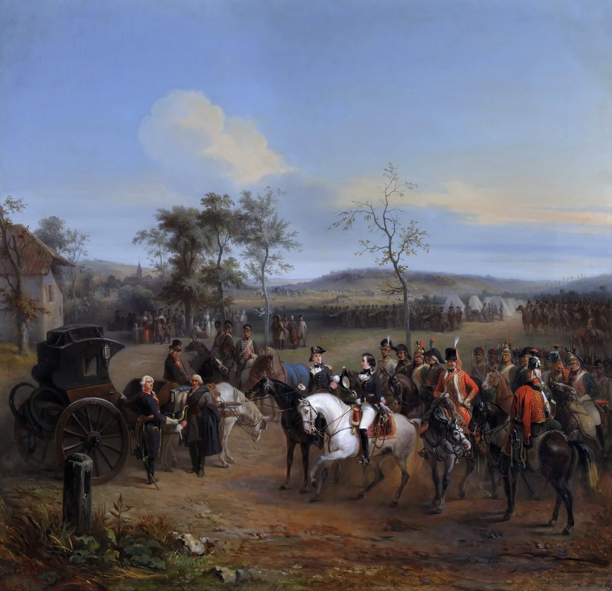 Despret tábornok és Louis-Philippe, Chartres hercege, Gravelotte, 1792. július alkotó: Eugène Louis Charpentier