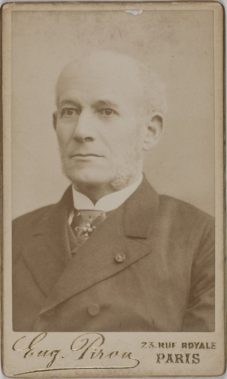 Constant-Louis-Jean-Benjamin Jaurès (1823-1889), (admirális, diplomata, politikus) portréja. alkotó: Eugene Pirou