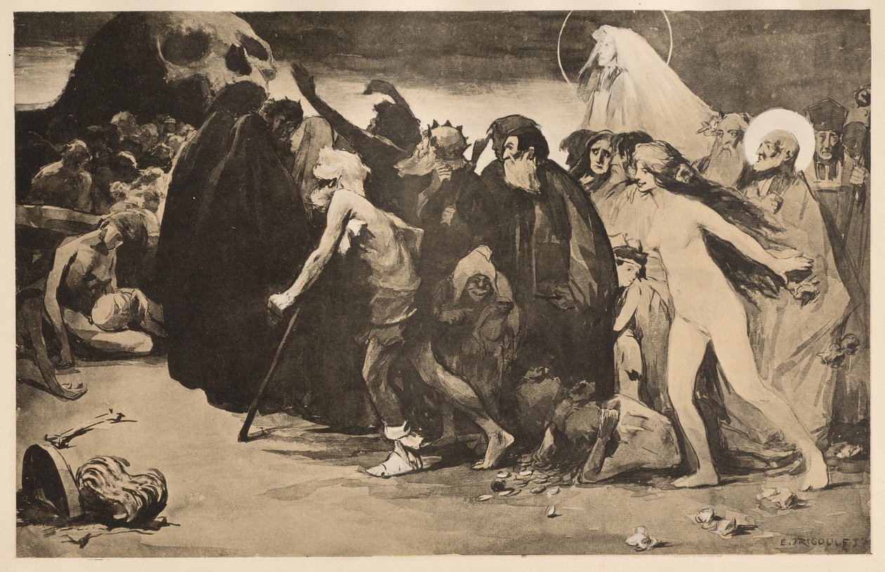 A halál útja, 1899. alkotó: Eugène Trigoulet