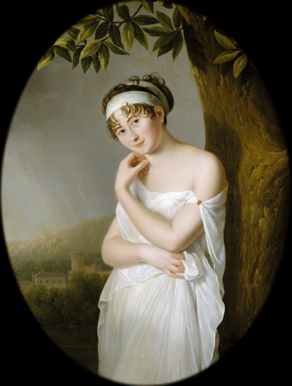 Madame Récamier portréja, született Julie Bernard 1777-1849 alkotó: Eulalie Morin