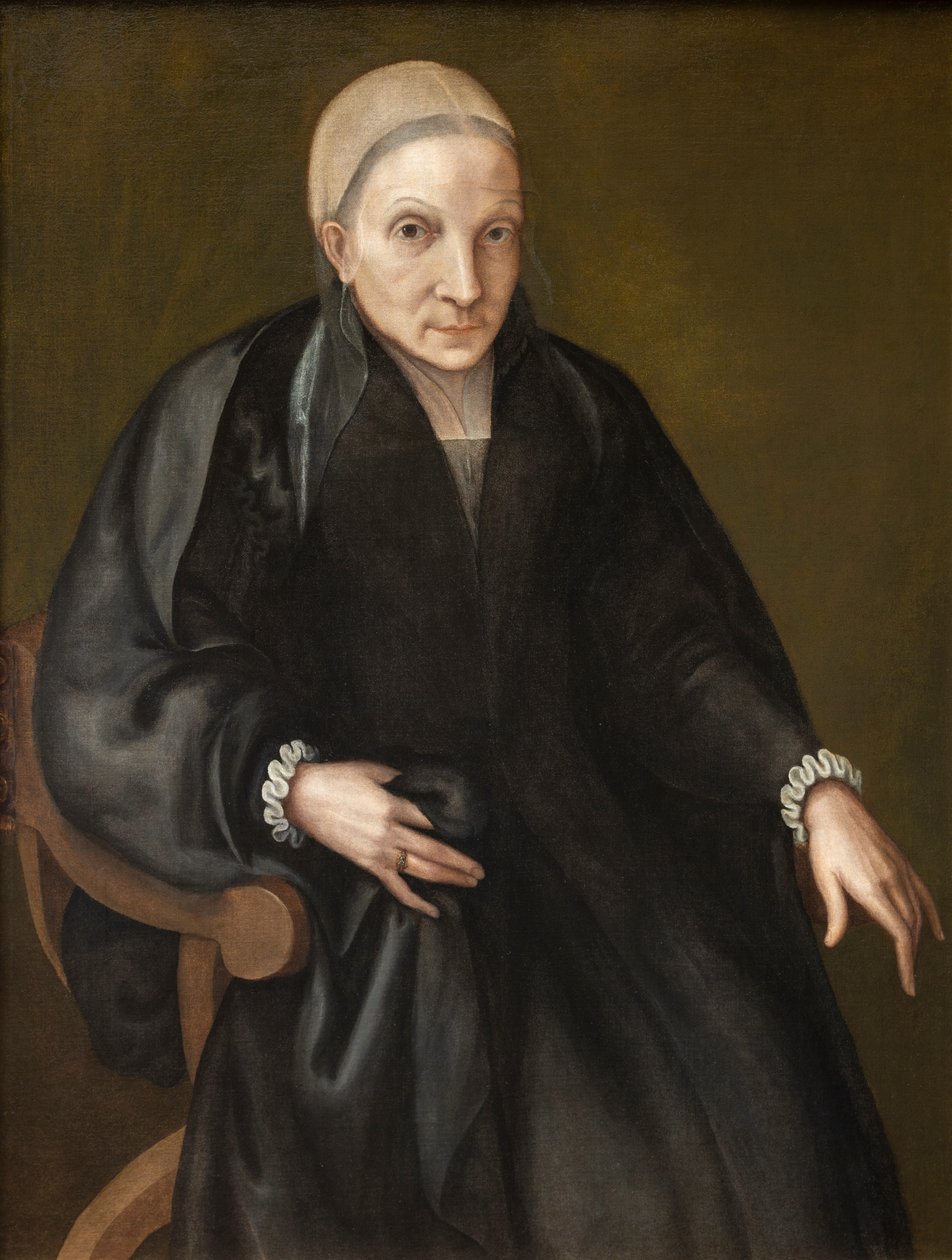 A művész anyósának portréja alkotó: Europa Anguissola