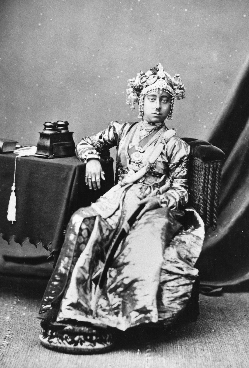Tanjore hercegnője, 1877 alkotó: European Photographer