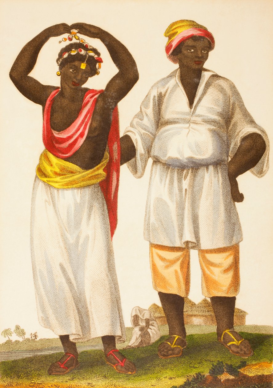 Mandinka pár Nyugat-Afrikában alkotó: European School