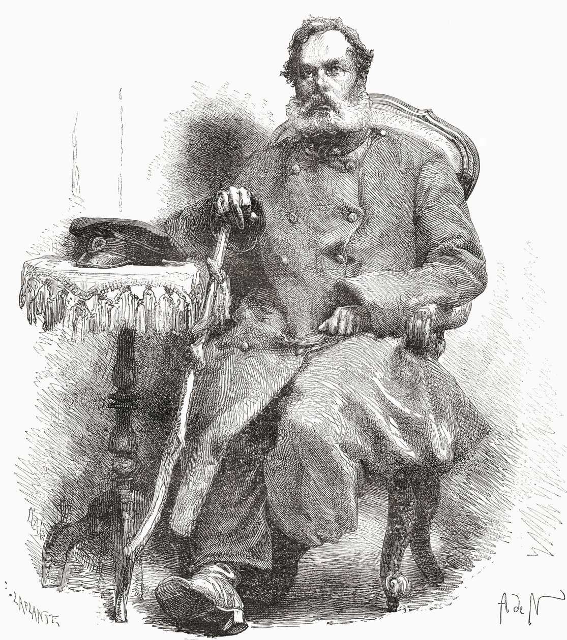 Nyikolaj Szazontovics Iljin, az "El Mundo en la Mano" című, 1878-ban megjelent művéből. alkotó: European School