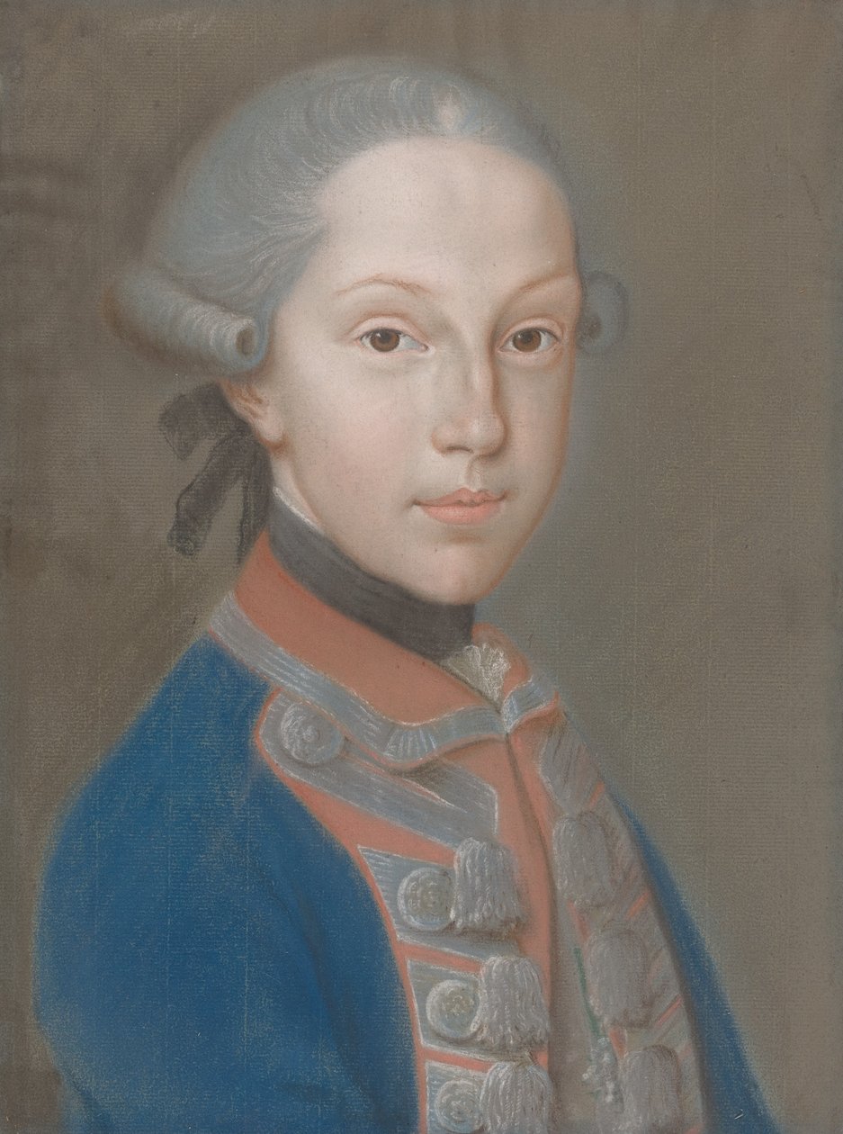 Egyenruhás fiatal férfi portréja alkotó: European 18th Century