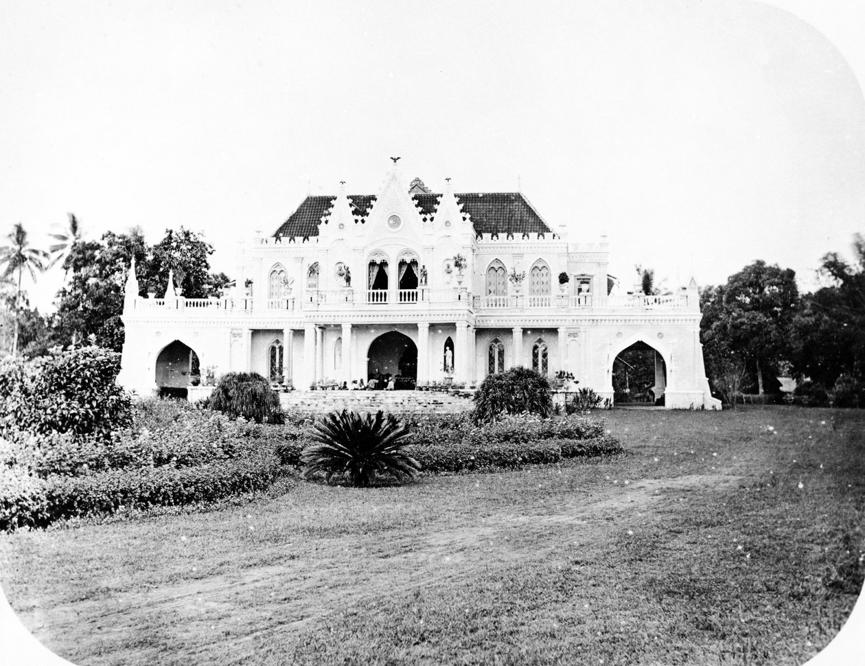 Raden Salehs ház, Cikini, Java, 1872 körül alkotó: European Photographer