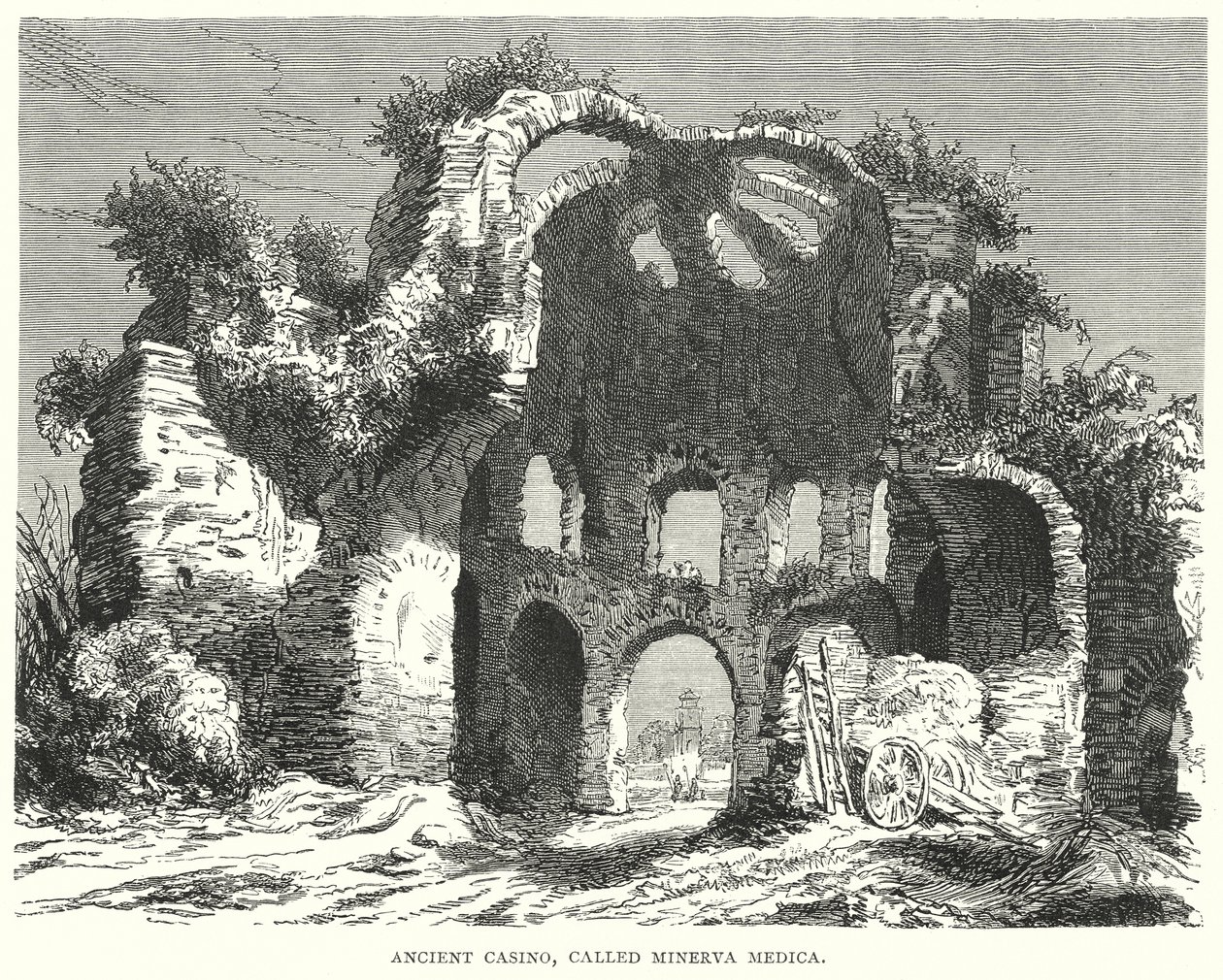 Ősi kaszinó, úgynevezett Minerva Medica (metszet) alkotó: European School