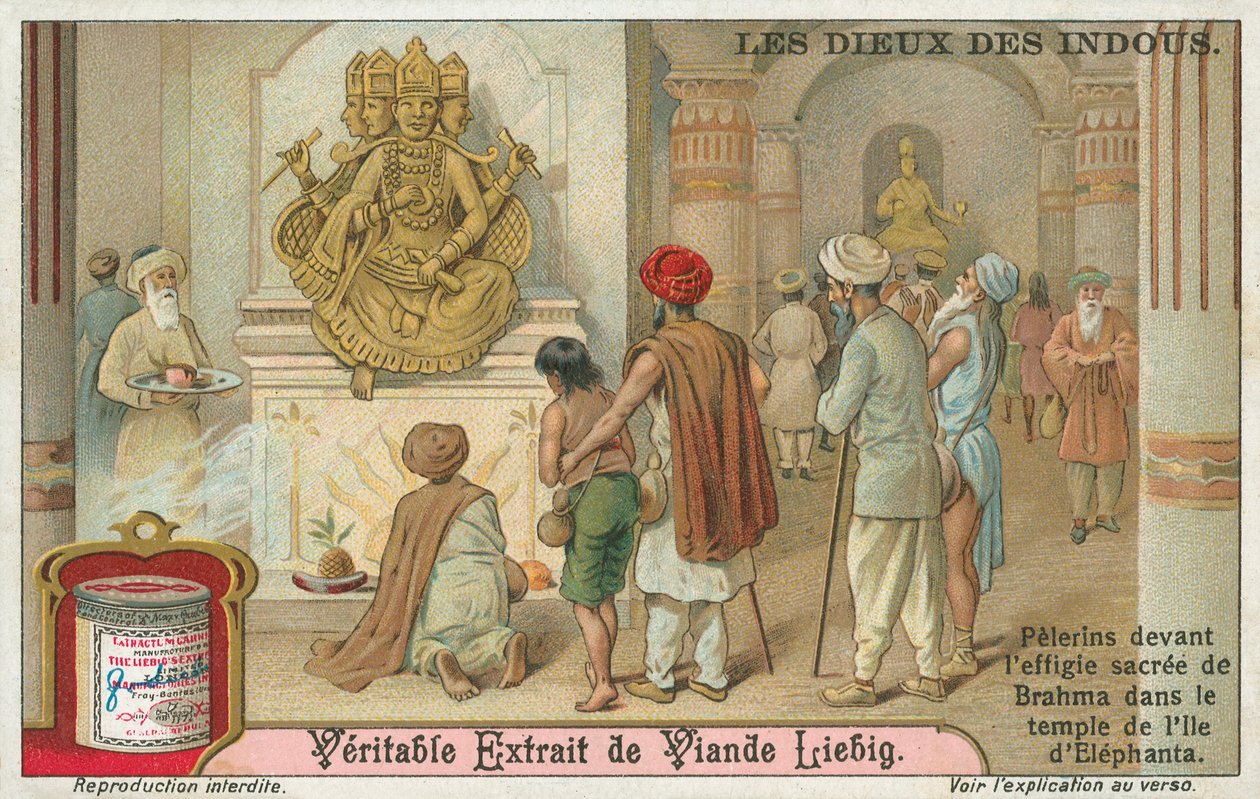 Brahma, Liebig kártya, 20. század eleje (kromo) alkotó: European School