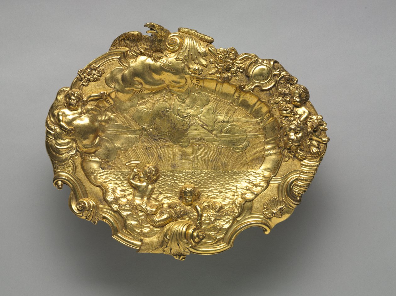 Dish, Anglia vagy Németország, 1725-1750 körül alkotó: European School