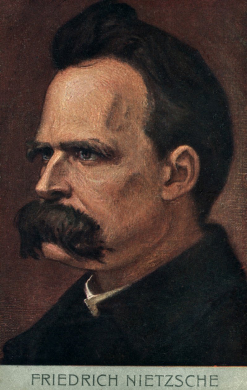 Friedrich Nietzsche (színes litográfia) alkotó: European School