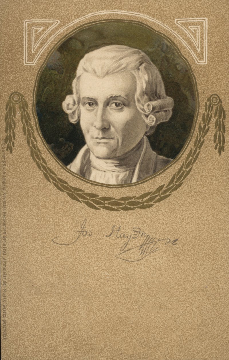 Joseph Haydn (színes litográfia) alkotó: European School