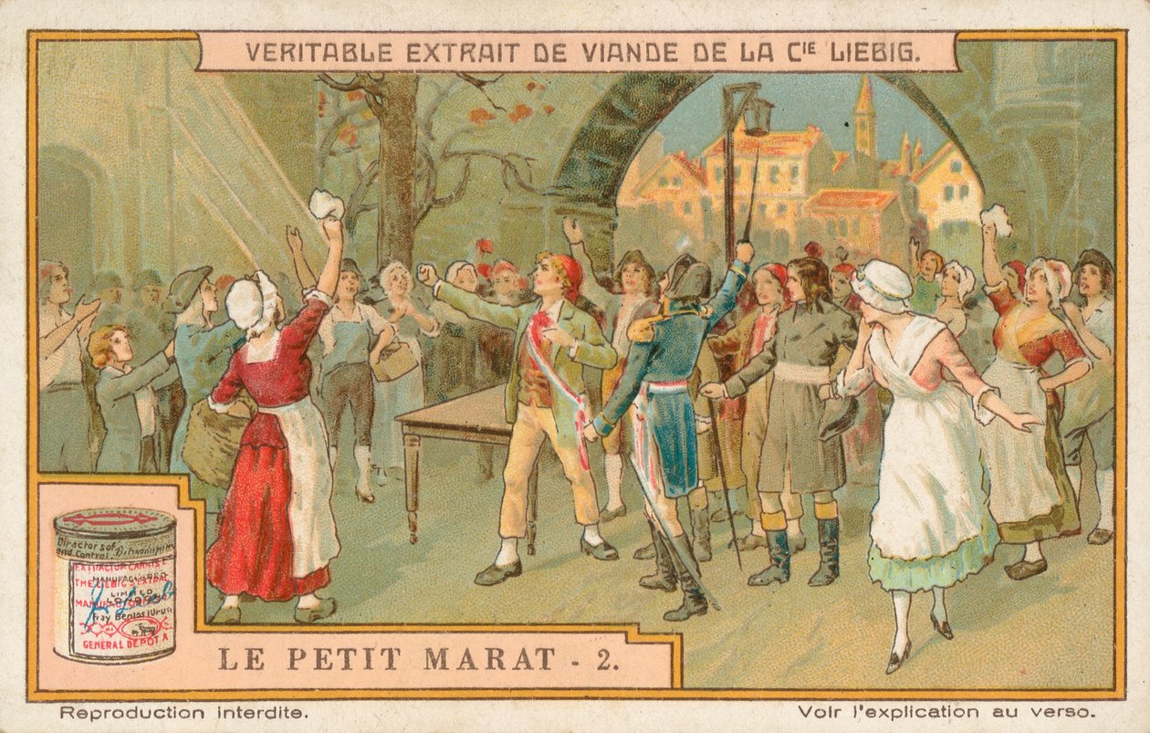 Le Petit Marat, Liebig kártya, 20. század eleje (kromo) alkotó: European School